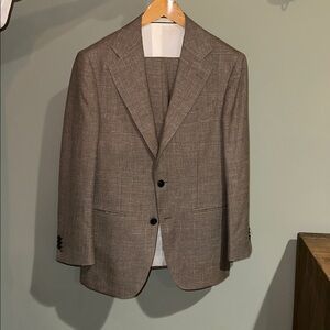 SuitSupply Havana Slim Taupe Suit
